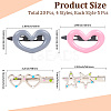 20Pcs 4 Style Plastic Snap Hair Clips PHAR-CP0001-24-2