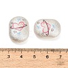 Textured Opaque Acrylic Beads AC-CBA36B6-09A-3