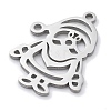 Christmas Theme Anti-Tarnish 304 Stainless Steel Pendants LS-STAS-R003-04P-02-2