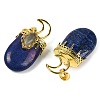 Dyed Natural Lapis Lazuli Pendants G-L524-17G-11-2