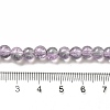 Spray Painted Crackle Glass Beads Strands X-CCG-Q002-6mm-02-4