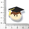 Graduation Theme Silicone Beads SIL-G010-01D-3