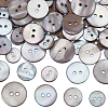 80Pcs 4 Styles Shell Buttons FIND-BBC0015-95B-1
