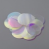 Iridescent PVC Paillette/Sequins Pendants PVC-WH0006-01F-1