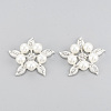 Alloy Rhinestone Flat Back Cabochons RB-S048-18S-1