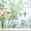 Waterproof PVC Colored Laser Stained Window Film Adhesive Stickers DIY-WH0256-085-7
