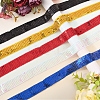 Polyester with PVC Paillette Lace Trim Ribbon OCOR-WH20050-015B-5