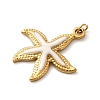 304 Stainless Steel Enamel Pendants STAS-B093-33G-07-2