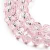 Transparent Baking Paint Glass Beads X1-DGLA-A034-T6mm-D04-3