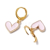 Heart Alloy Enamel Dangle Earrings EJEW-JE05821-4