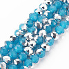 Electroplate Glass Beads Strands LS-EGLA-A034-J6mm-M08-1