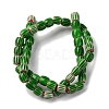 Handmade Lampwork Chevron Beads Strands LAMP-K041-01B-05-3