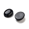 Natural Dyed & Heated Black Agate Cabochons G-G145-01A-31-2