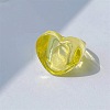 Heart Resin Finger Rings for Women WGCE13C-01-1