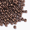 Plated Glass Seed Beads SEED-Q025-2mm-B04-2