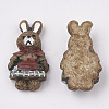 Bunny Resin Cabochons X-CRES-S357-11B-2