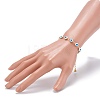 Brass Enamel Evil Eye Link Bracelets BJEW-JB06179-3