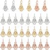 30Pcs 3 Colors Rack Plating Alloy European Dangle Charms MPDL-FH0001-06-1