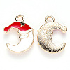 Alloy Enamel Pendants X-ENAM-S121-008-1