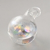 High Borosilicate Glass Bottle Pendants GLAA-WH0010-02A-2