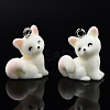 Flocky Resin Pendants RESI-N032-14-2