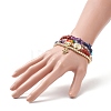 4Pcs 4 Style Natural Mixed Gemstone Beaded Stretch Bracelets Set BJEW-JB09222-5