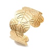 304 Stainless Steel Cuff Bangles for Women BJEW-B120-02G-01-4