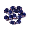 Handmade Millefiori Glass Barrel Beads LA-N002-04C-1