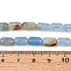 Natural Blue Calcite Beads Strands G-G980-53B-5