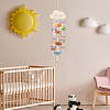 Cloud Wooden Hairpin Hair Clip Hanging Holder Storage Organizer WH-WG78846-01-5