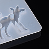 Christmas Reindeer Pendant Silicone Molds X-DIY-I026-13-2