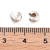 925 Sterling Silver Crimp Beads Cover STER-G027-27S-5mm-3
