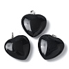 Natural Obsidian Pendants G-A259-02P-07-1