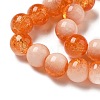 Crackle Glass Beads Strands GLAA-U001-8mm-10-2