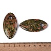 Natural Unakite Big Pendants G-Q601-26A-3