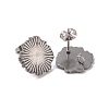 Non-Tarnish 304 Stainless Steel Stud Earring Finding STAS-C059-01P-2
