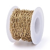 PVD Vacuum Plating 304 Stainless Steel Paperclip Chains CHS-L022-02P-G-4
