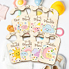 Wood Baby Closet Size Dividers AJEW-WH0353-006-4