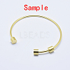 Eco-Friendly 316 Surgical Stainless Steel Cuff Bangle Making STAS-I078-02G-NR-3