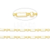 Rack Plating Brass Figaro Chains CHC-F016-03G-1