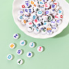 Opaque White Acrylic Beads SACR-YW0001-23D-4