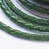 Round Braided Cowhide Cords WL-L009-01O-3