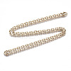 Brass Cable Chains Necklace Making MAK-N034-004A-G-3