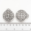 Tibetan Style Alloy Pendants TIBEP-Q078-01AS-RS-2
