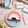 Punch Embroidery Starter Kits DIY-WH20007-13D-4