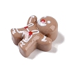 Opaque Christmas Theme Resin Cabochons RESI-H162-06L-2
