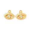 Brass Micro Pave Cubic Zirconia Pendants KK-U017-08A-G-1