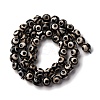 Tibetan Style 3-Eye dZi Beads TDZI-G341-8mm-08-5