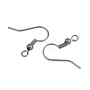 Brass Earring Hooks KK-S075-B-NF-3