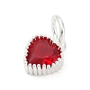 Brass Micro Pave Cubic Zirconia Pendants KK-H204-01S-07-2